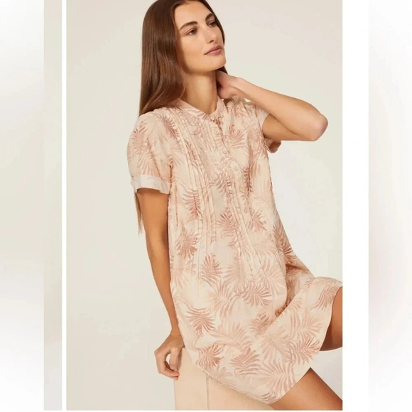 Faherty Gemina Linen Dress with Pockets sustainable beach vacation - Picture 11 of 11